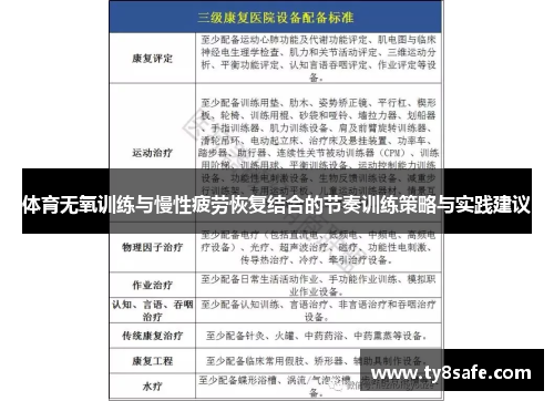 体育无氧训练与慢性疲劳恢复结合的节奏训练策略与实践建议